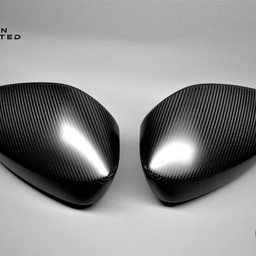 Aston Martin DB11 DBS Superleggera Vantage Matte Satin Finish Carbon Fiber Exterior Mirror Cases