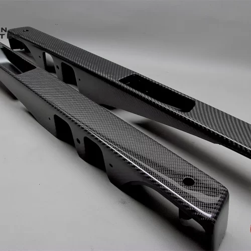 Aston Martin DB9 Vantage Virage Gloss Finish Carbon Fiber Inner Door Handles