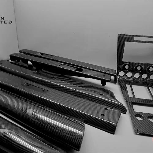 Aston Martin DB9 Gloss Finish Carbon Fiber Interior Trim Pack