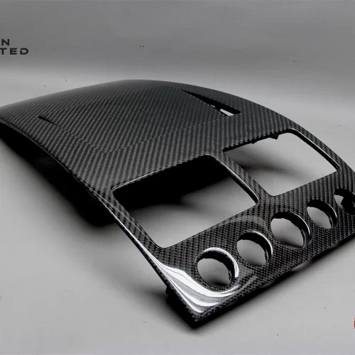 Aston Martin Gloss Finish Carbon Fiber Ski Slope & Navigation Screen Cover Automatic