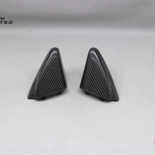 Mercedes W216 CL550 CL63 AMG Gloss Finish Carbon Fiber Tweeter Covers