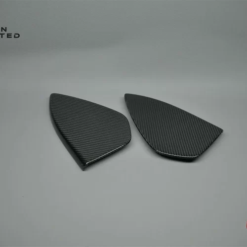 Mercedes R230 SL Class SL550 SL63 Gloss Finish Carbon Fiber Door Card Trims