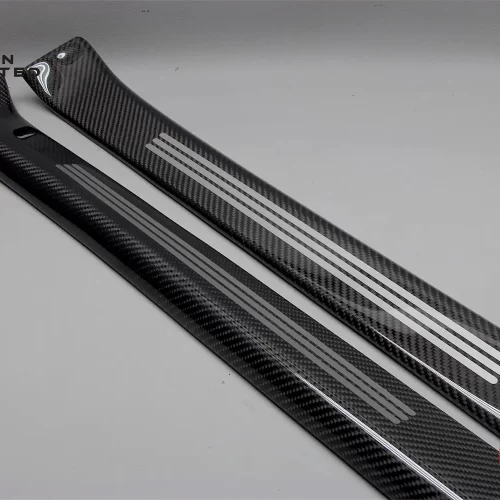 Mercedes W197 SLS 63 AMG Gloss Finish Carbon Fiber Outer Door Sills