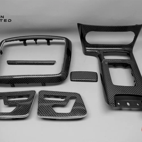 Mercedes W463 G Class G550 G63 G65 AMG 4×4 Squared Gloss Finish Carbon Fiber Interior Trim Kit 2012-2016