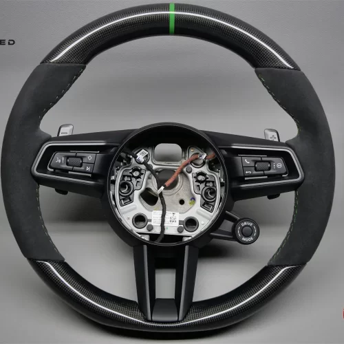 Porsche 911 992.2 Carrera Targa Turbo GT3 Touring Dakar S/T 2019–2024 Various Color Rings Alcantara Gloss Finish Carbon Steering Wheel v.3