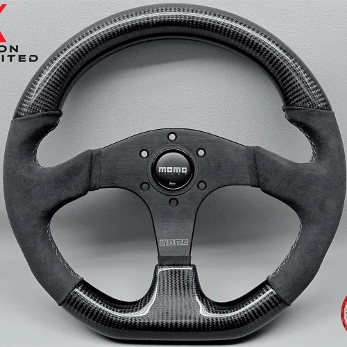 Chevrolet 1969 Camaro No Ring Alcantara Gloss Finish Carbon Fiber Steering Wheel